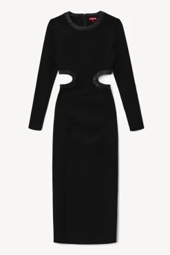 CLOTHING STAUD - LONG SLEEVE DOLCE DRESS BLACK