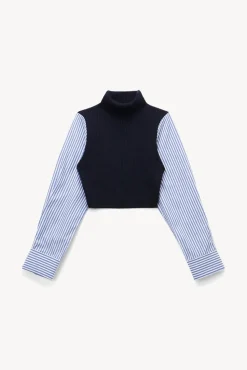 CLOTHING STAUD - LOUISA TOP NAVY/BLUE WHITE STRIPE NAVY BLUE WHITE STRIPE