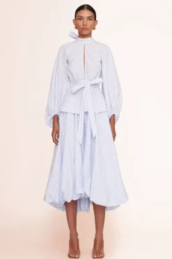 CLOTHING STAUD - MARIPOSA SKIRT MIST STRIPE