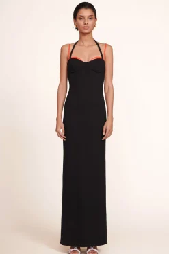 CLOTHING STAUD - MASONITE DRESS BLACK CHERRY