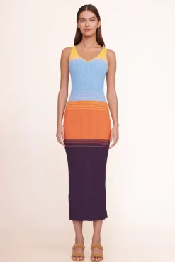 CLOTHING STAUD - MAXI DANA DRESS AURA