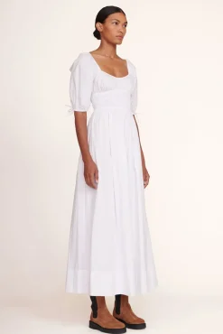CLOTHING STAUD - MAXI FAYE DRESS WHITE