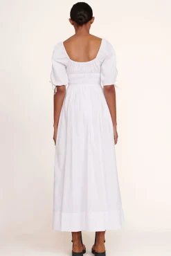 CLOTHING STAUD - MAXI FAYE DRESS WHITE