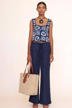 HANDBAGS STAUD - MERCATO RAFFIA TOTE NATURAL TAN