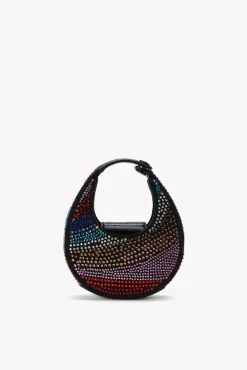 HANDBAGS STAUD - MICRO MOON CRYSTAL BAG RAINBOW BLACK