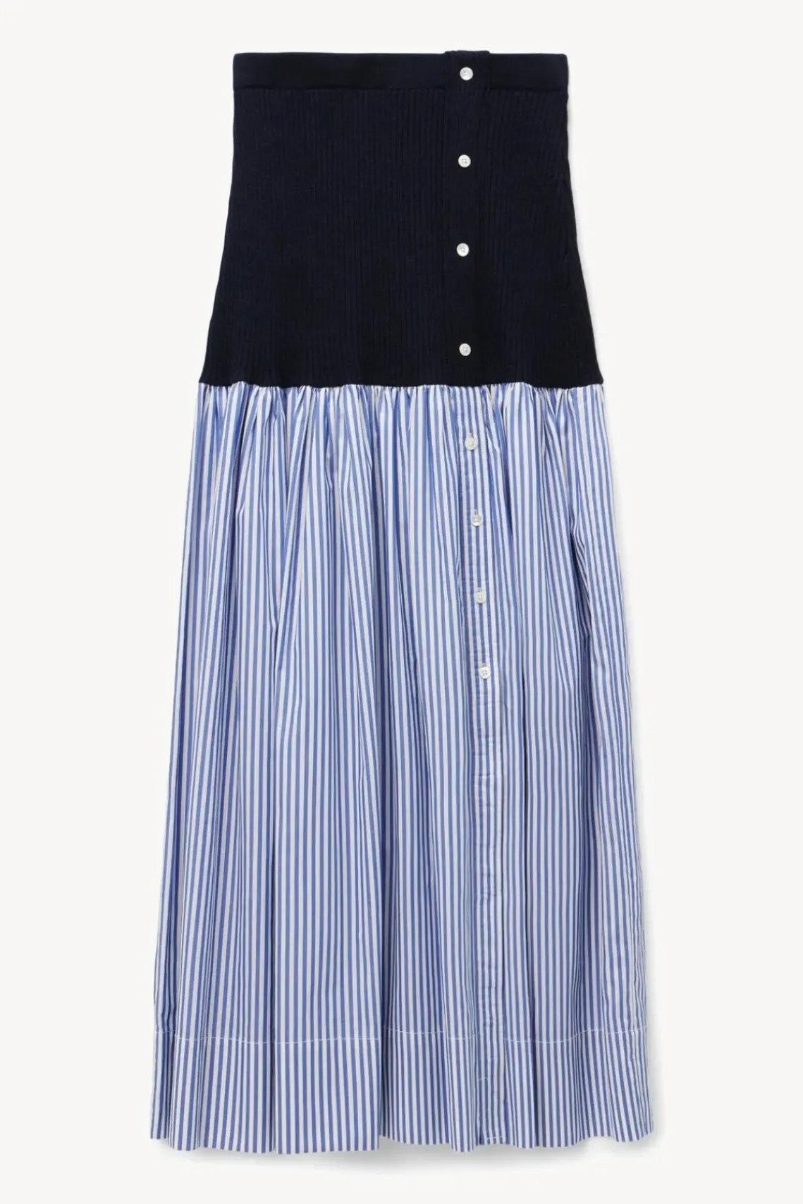 CLOTHING STAUD - MILEY SKIRT NAVY/BLUE WHITE STRIPE NAVY BLUE WHITE STRIPE
