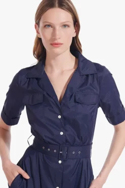 CLOTHING STAUD - MILLIE DRESS NAVY