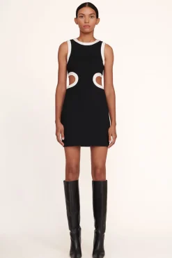 CLOTHING STAUD - MINI DOLCE DRESS BLACK