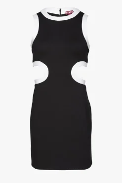 CLOTHING STAUD - MINI DOLCE DRESS BLACK