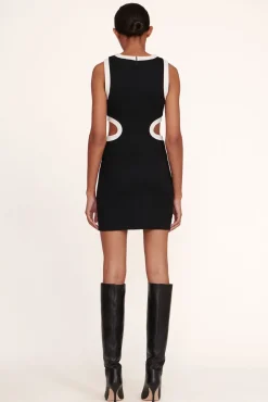 CLOTHING STAUD - MINI DOLCE DRESS BLACK