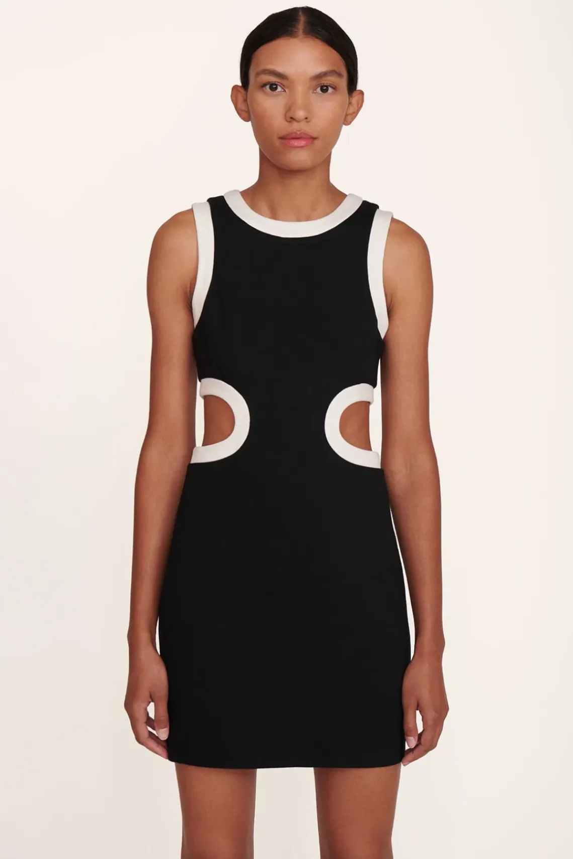 CLOTHING STAUD - MINI DOLCE DRESS BLACK