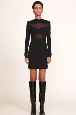 CLOTHING STAUD - MINI FALCON DRESS BLACK