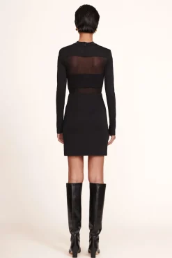 CLOTHING STAUD - MINI FALCON DRESS BLACK