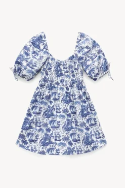 CLOTHING STAUD - MINI FAYE DRESS BLUE TOILE