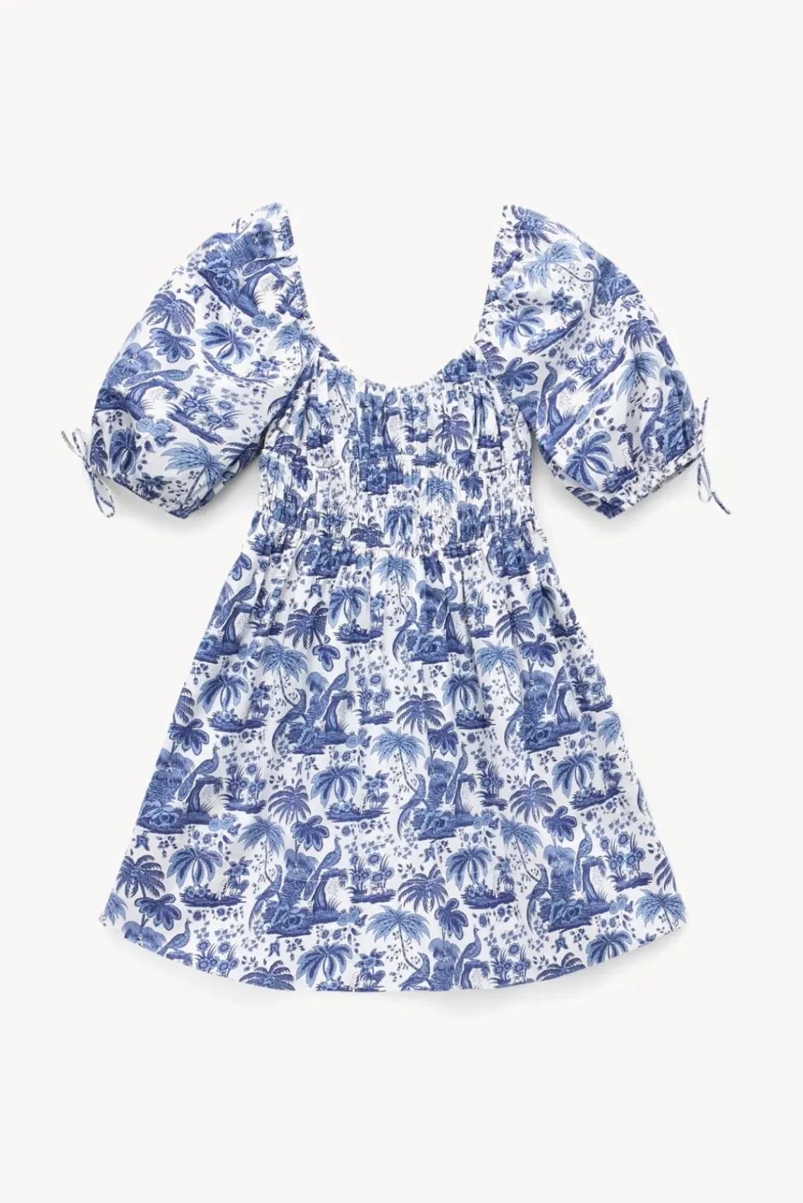CLOTHING STAUD - MINI FAYE DRESS BLUE TOILE