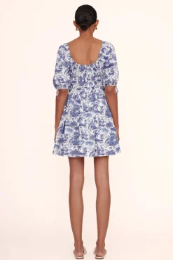 CLOTHING STAUD - MINI FAYE DRESS BLUE TOILE