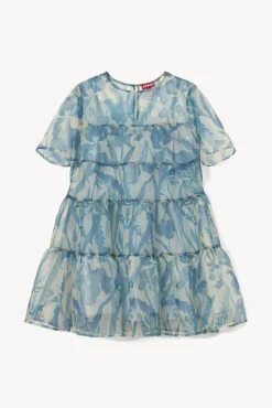 CLOTHING STAUD - MINI HYACINTH DRESS SKY WILDFLOWERS