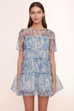CLOTHING STAUD - MINI HYACINTH DRESS SKY WILDFLOWERS