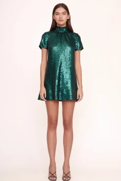 HANDBAGS STAUD - MINI ILANA DRESS EMERALD