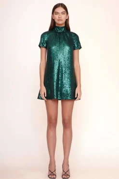 HANDBAGS STAUD - MINI ILANA DRESS EMERALD