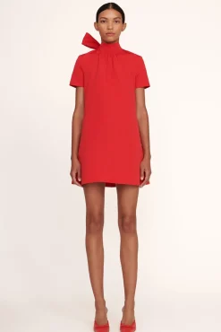 CLOTHING STAUD - MINI ILANA DRESS POINSETTIA