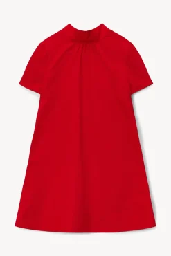 CLOTHING STAUD - MINI ILANA DRESS POINSETTIA