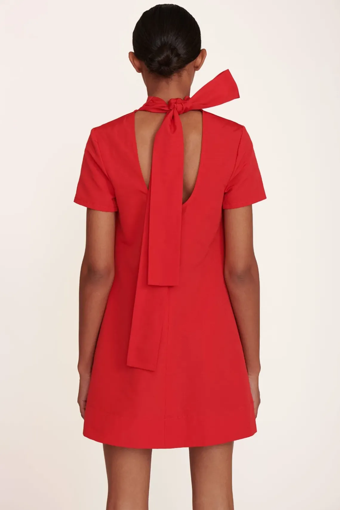 CLOTHING STAUD - MINI ILANA DRESS POINSETTIA