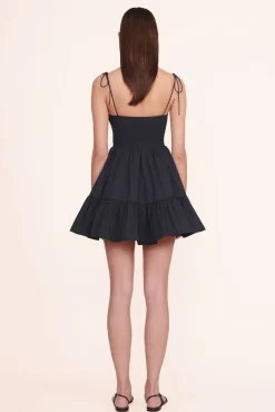CLOTHING STAUD - MINI LANDRY DRESS BLACK