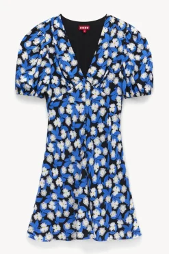 CLOTHING STAUD - MINI MILLA DRESS WHITE ACID FLORAL