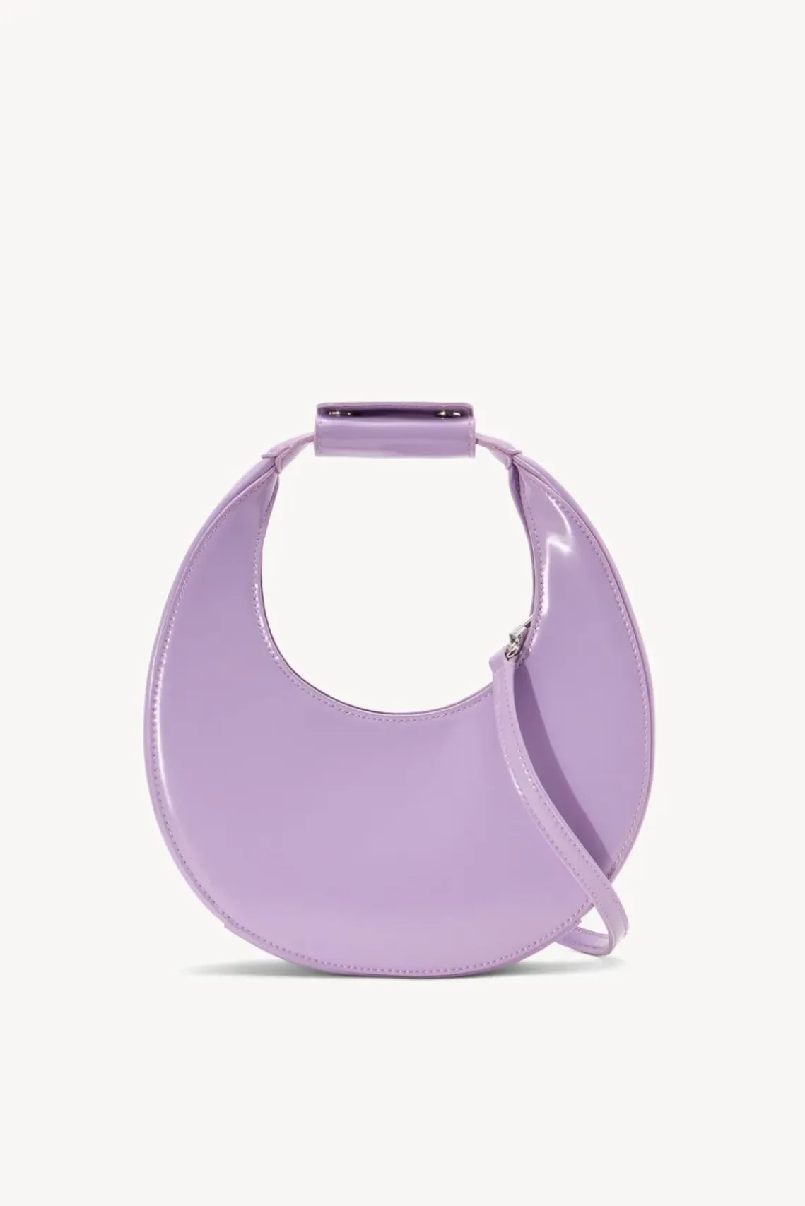 HANDBAGS STAUD - MINI MOON BAG LILAC