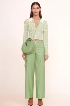 HANDBAGS STAUD - MINI MOON BAG MOSS