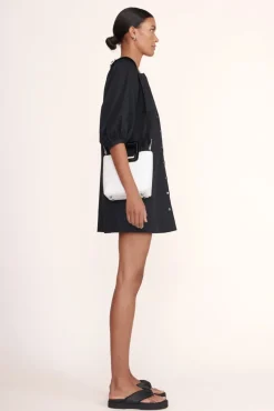 HANDBAGS STAUD - MINI SHIRLEY LEATHER BAG WHITE BLACK