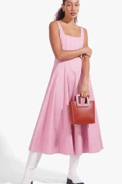 HANDBAGS STAUD - MINI SHIRLEY LEATHER BAG COGNAC