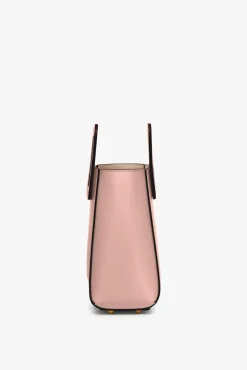 HANDBAGS STAUD - MINI SHIRLEY LEATHER BAG DARK BLUSH