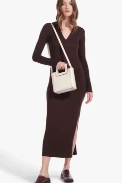 HANDBAGS STAUD - MINI SHIRLEY LEATHER BAG CREAM