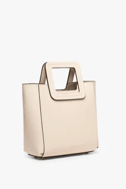 HANDBAGS STAUD - MINI SHIRLEY LEATHER BAG CREAM