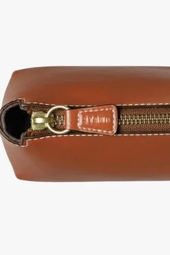 HANDBAGS STAUD - MINI SHIRLEY LEATHER BAG SADDLE