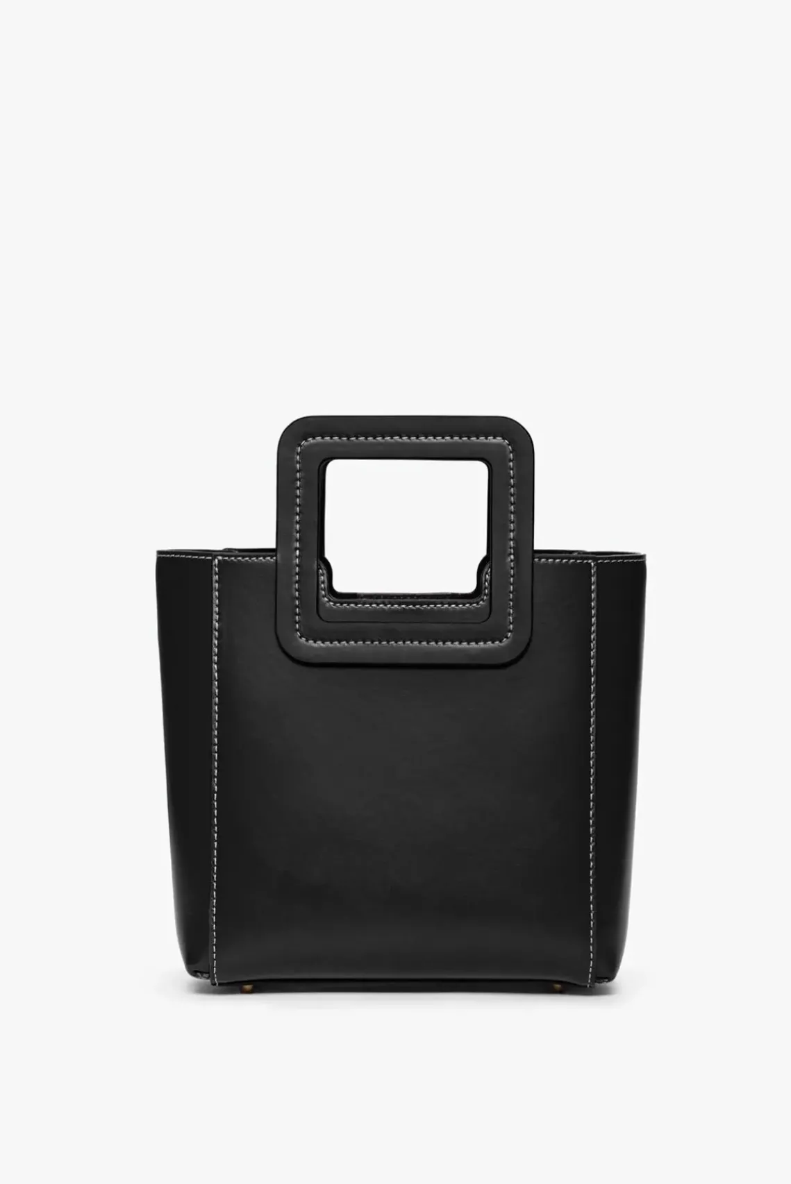 HANDBAGS STAUD - MINI SHIRLEY LEATHER BAG BLACK