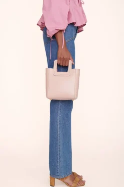 HANDBAGS STAUD - MINI SHIRLEY LEATHER BAG BLUSH