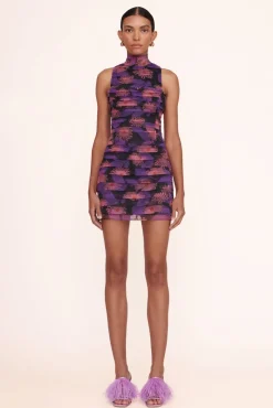 CLOTHING STAUD - MINI SPIRAL DRESS QUARTZ ACID FLORAL