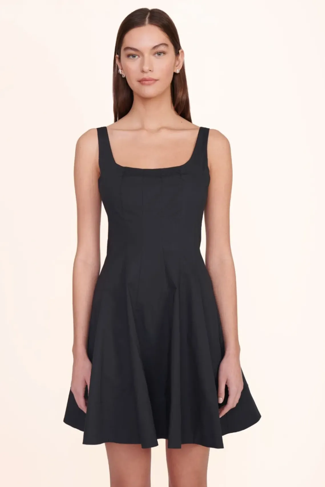 CLOTHING STAUD - MINI WELLS DRESS BLACK