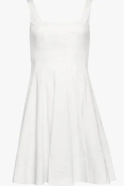 CLOTHING STAUD - MINI WELLS DRESS WHITE