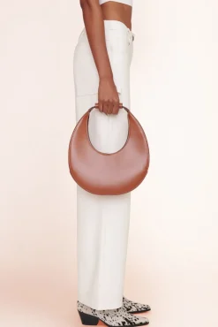 HANDBAGS STAUD - MOON BAG SADDLE