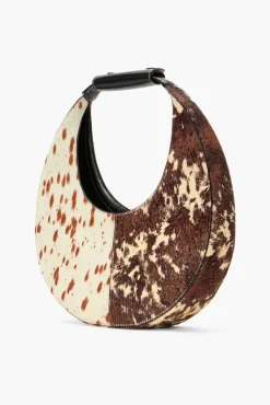 HANDBAGS STAUD - MOON SPLIT TOTE BAG MIXED HAIRCALF