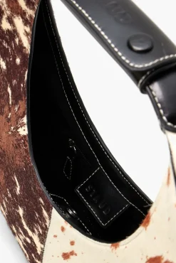 HANDBAGS STAUD - MOON SPLIT TOTE BAG MIXED HAIRCALF