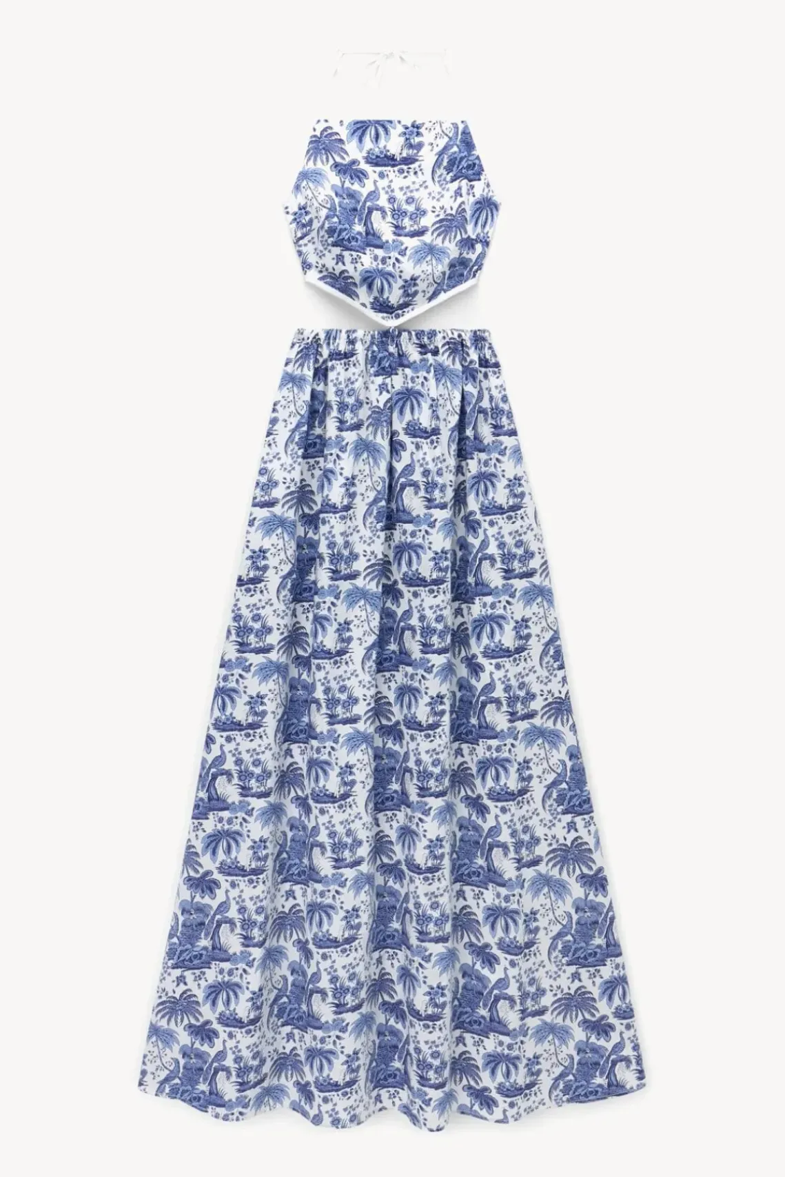 CLOTHING STAUD - MYLA DRESS BLUE TOILE