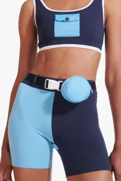 CLOTHING STAUD - NB SLEEK SHORT PEACOAT NAVY