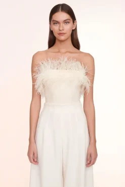 CLOTHING STAUD - NELLIE TOP IVORY