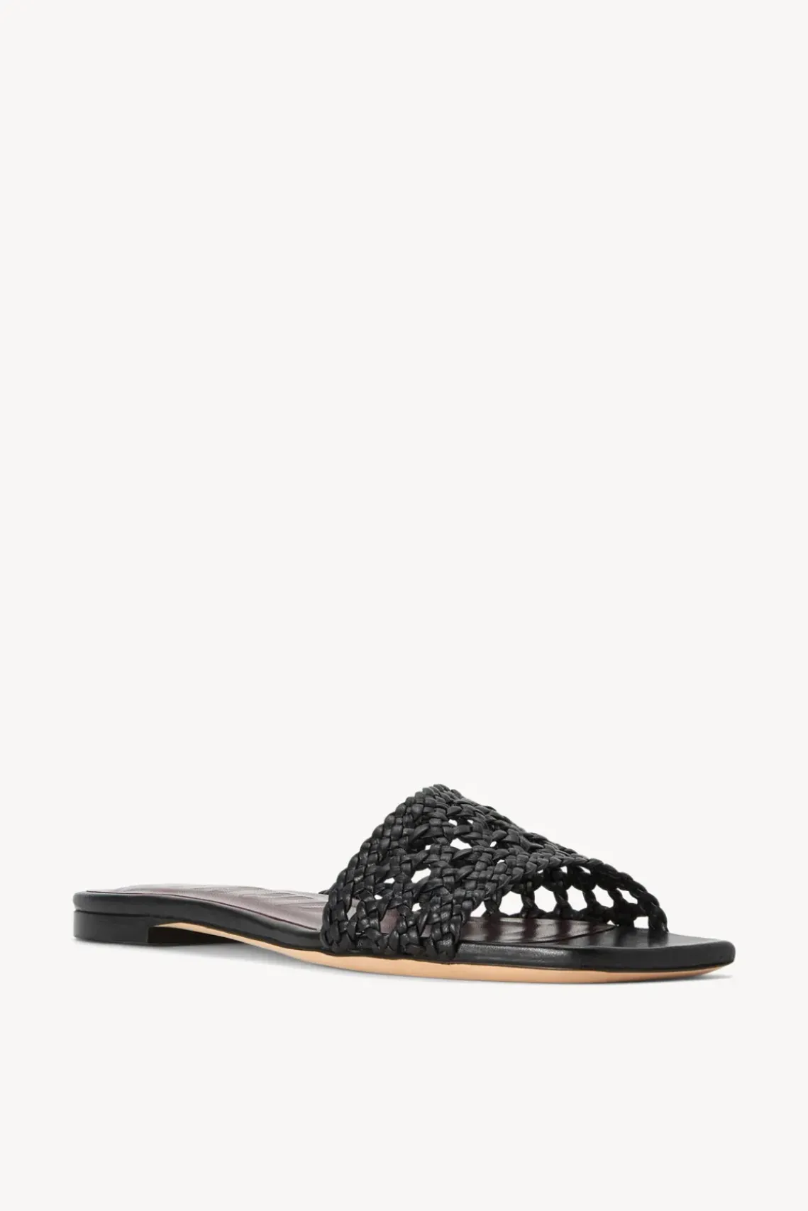 SHOES STAUD - NEVIL CROCHET SANDAL BLACK