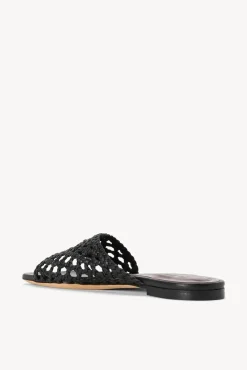 SHOES STAUD - NEVIL CROCHET SANDAL BLACK